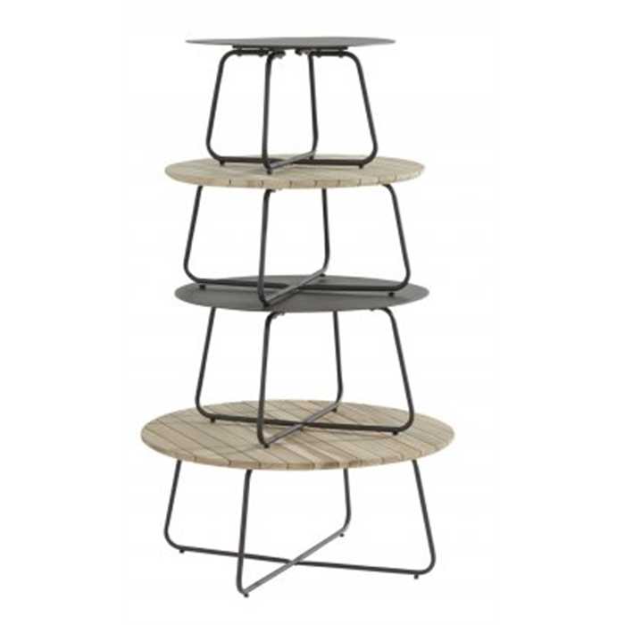 Table basse dali anthracite - 4 Seasons - h.40 cm