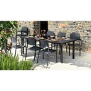 Table en résine libeccio - Nardi - anthracite