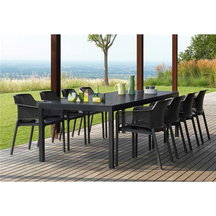 Table extensible rio anthracite 210/280 - Nardi