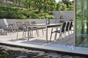 Chaise de jardin TOP graphite/argent - STERN