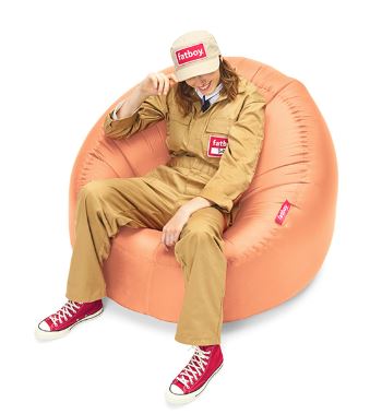 Pouf gonflable "Peach jelly" LAMZAC - FATBOY