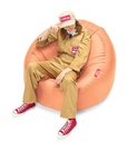Pouf gonflable "Peach jelly" LAMZAC - FATBOY