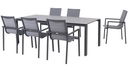 Chaise de jardin en aluminium anthracite - BARI - TASTE by 4 seasons outdoor