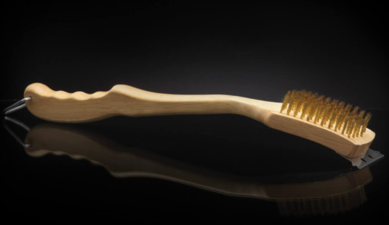 Brosse en bois filaments en laiton- NAPOLEON