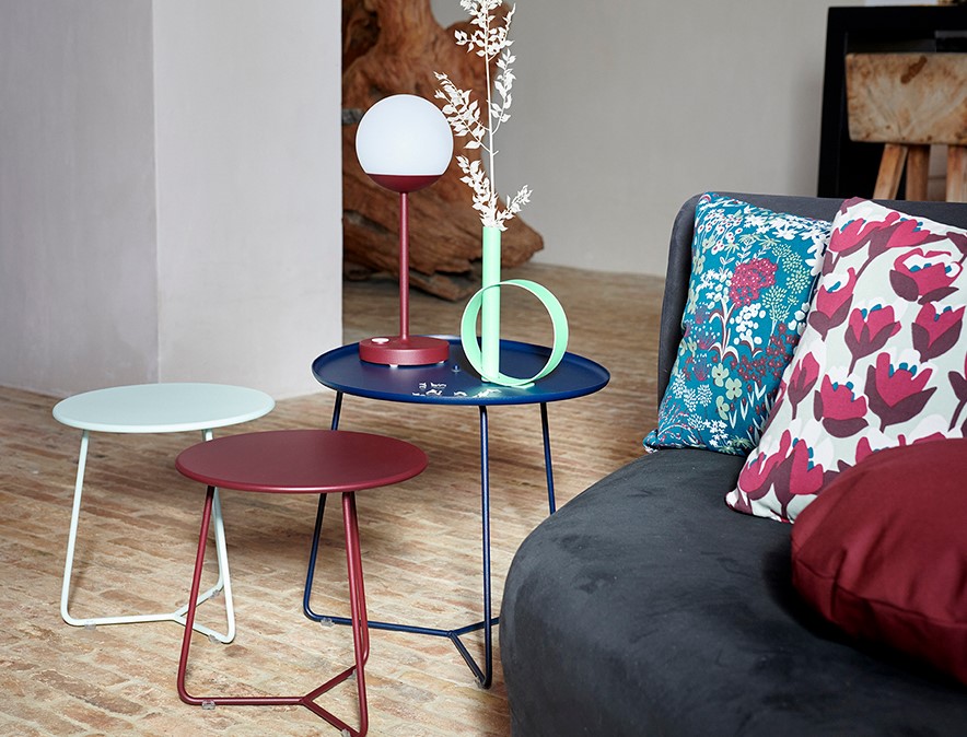 Table basse Cocotte de Fermob - bleu acapulco - 55 x 44.5 cm