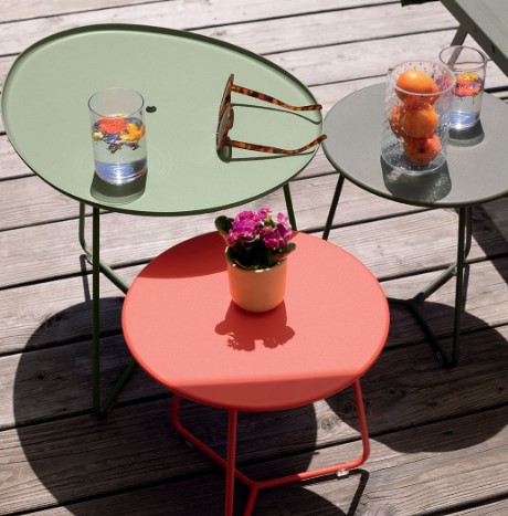 Table basse Cocotte de Fermob - bleu acapulco - 55 x 44.5 cm