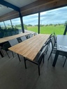 Ensemble de jardin - MINERVA - MELBOURNE avec 8 chaises - 4 SEASONS