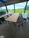 Ensemble de jardin - MINERVA - MELBOURNE avec 8 chaises - 4 SEASONS