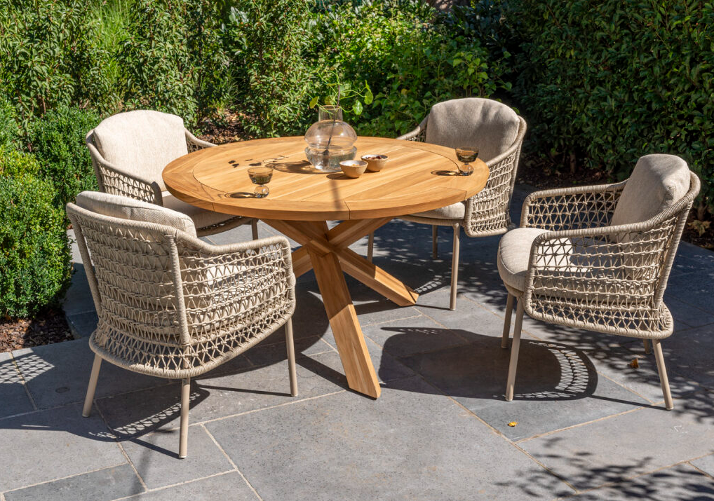 Chaises Puccini dining LATTE de 4 seasons outdoor