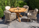 Chaises Puccini dining LATTE de 4 seasons outdoor