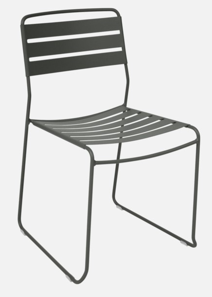 Ensemble de jardin en aluminium et acier - RIBAMBELLE romarin-  avec 8 chaises SUPRISING  - FERMOB