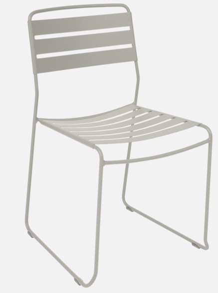 Ensemble de jardin en aluminium et acier - RIBAMBELLE romarin-  avec 8 chaises SUPRISING  - FERMOB