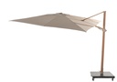 SIESTA PREMIUM Parasol 4 Seasons structure imitation bois - CHARCOAL - 300x300