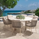 Chaise de jardin PUGLIA couleur: "latté" TASTE by 4 seasons outdoor