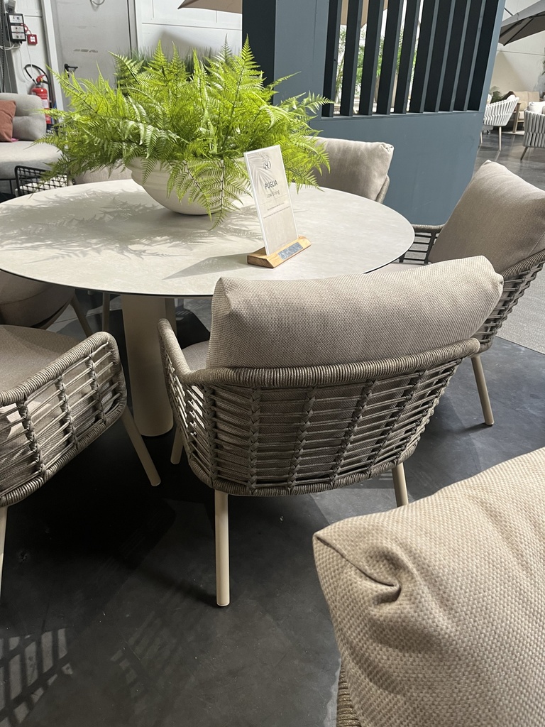 Chaise de jardin PUGLIA couleur: "latté" TASTE by 4 seasons outdoor