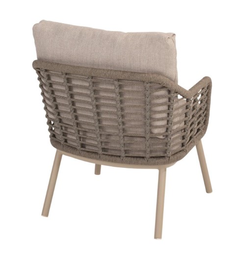 Chaise de jardin basse PUGLIA couleur: "latté" TASTE by 4 seasons outdoor