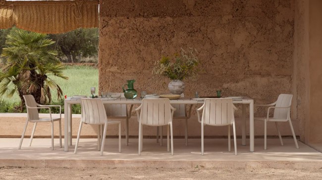 Chaise de jardin TIBERINA de Nardi outdoor - couleur: terra