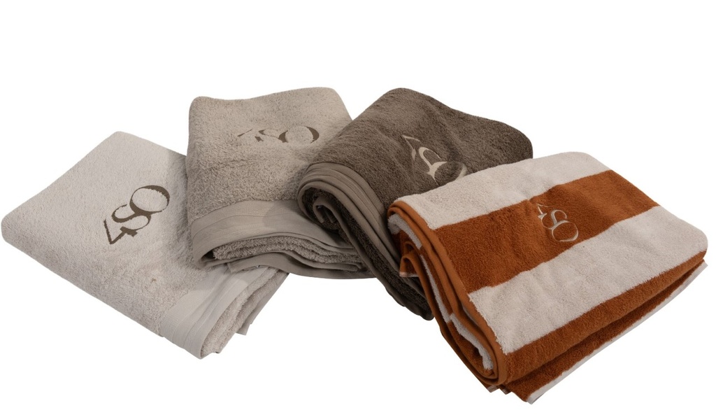 Serviette de bain 4 seasons outdoor - couleur "ash" - 180x100 cm, ESSUIS, ASH