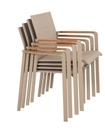 Chaise de jardin CORTINA en aluminium "latté"- TASTE by 4 seasons outdoor, cortina, LATTE