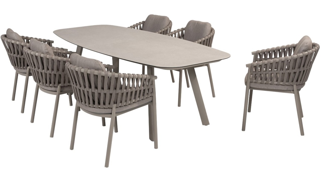 Ensemble de jardin CATALANA-MANOLO couleur "cloud" de Taste by 4 seasons outdoor
