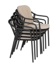 Chaise de jardin MANITOBA anthracite - TASTE by 4 seasons outdoor, MANITOBA