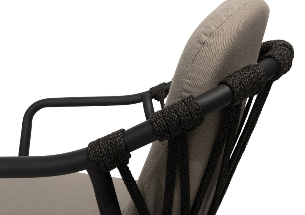 Chaise de jardin MANITOBA anthracite - TASTE by 4 seasons outdoor, MANITOBA