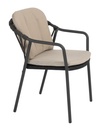 Chaise de jardin MANITOBA anthracite - TASTE by 4 seasons outdoor, MANITOBA