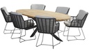 Ensemble de jardin Fabrice - Prado ovale de 4 seasons outdoor
