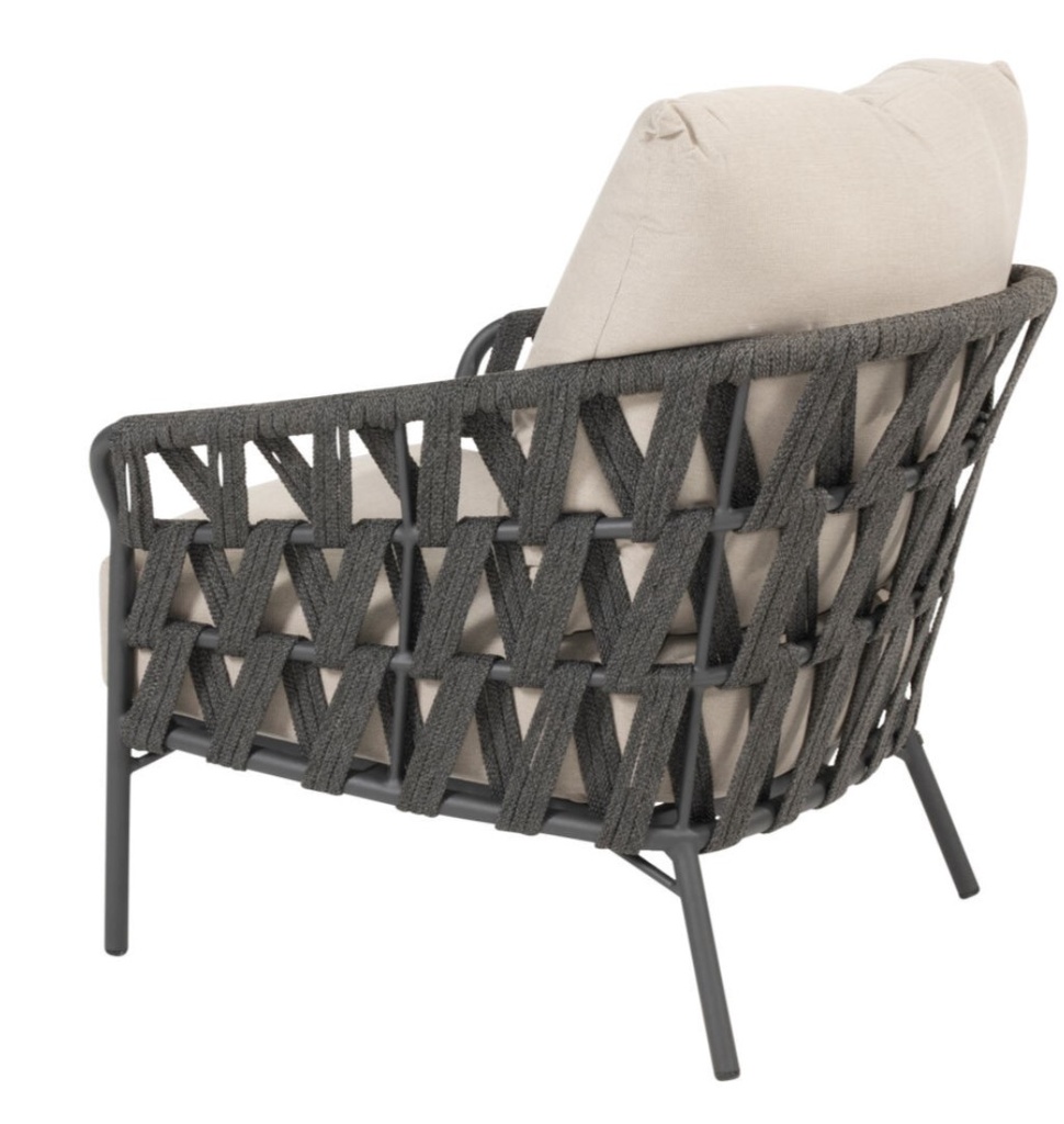 Fauteuil de jardin ALBARETO anthracite - TASTE by 4 seasons outdoor, ALBARETO