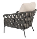 Fauteuil de jardin ALBARETO anthracite - TASTE by 4 seasons outdoor, ALBARETO