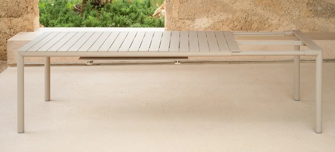 Ensemble de jardin extensible Nardi outdoor Tiberina/Tevere couleur "corda"