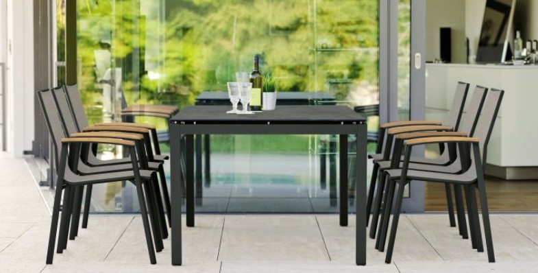 TOP Chaise STERN anthracite/carbone