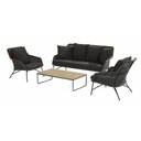 AXEL table basse rectangulaire en teck de 110 cm x 60 cm