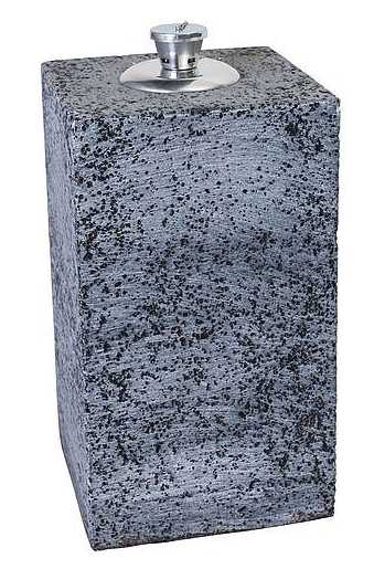 Déco lampe beton 20x20x60 - vintage gris