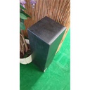 Deco socle noir 22x22x66 cm - STERN