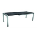 Ensemble extensible 174/254 en inox STERN avec 6 chaises cardiff