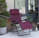 Fauteuil lafuma futura air comfort  - futura bordeaux tube noir