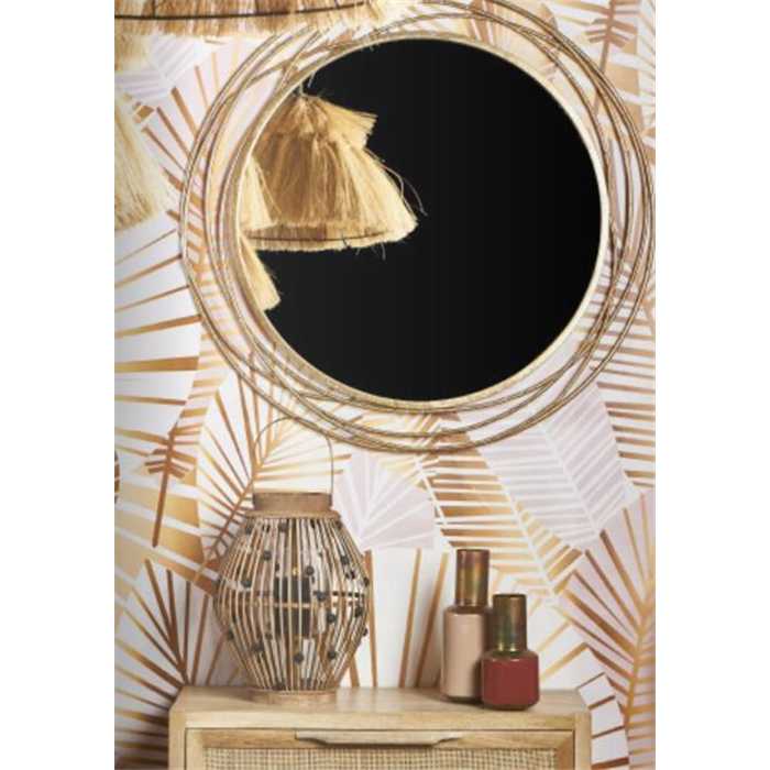 LANTERNE Bambou perle - ATHEZZA