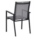 LEVANTO chaise anthracite/ silver - STERN