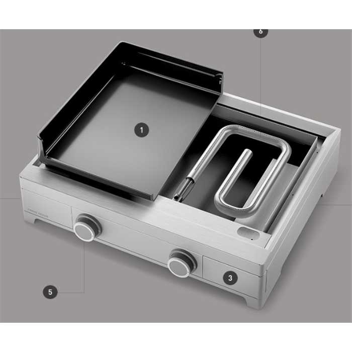 MODERN Gaz 60 Acier Plancha Forge Adour  -  MODERN G 60 A