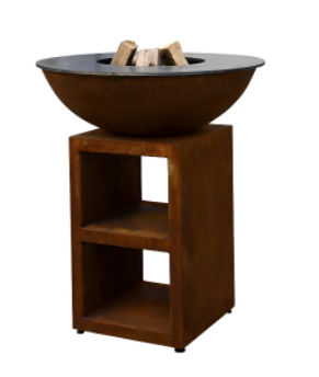 Brasero - plancha d'une largeur de 84cm Quoco Piatto Medium Corten, '39010010, MEDIUM, PIATTO, CORTEN, 10010, PIATTO MEDIUM CORTEN, 8719992234004