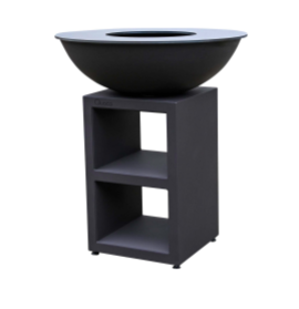 Brasero et plancha d'une largeur de 84cm Quoco Piatto medium Black, '39011010, MEDIUM, PIATTO, 11010, PIATTO MEDIUM NOIR, 8719992234059