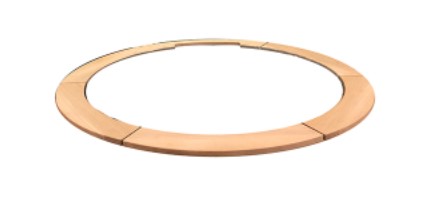 Anneau de protection en chêne pour modèle largge Quoco Sicuro L, '39090072, 90072, SICURO L, BORD CHENE LARGE, 8719992234394