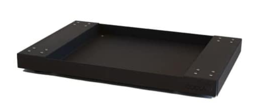 Base avec roulettes pour modèle Piatto large noir Quoco Carello, '39090085, 90085, BASE ROUES NOIR LARGE, CARELLO, 8719992234288