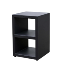 Table avec deux étagères Quoco Tavolo Medium Black, '39021010, MEDIUM, TAVOLO, TAVOLO MEDIUM NOIR, 21010, 8719992234134