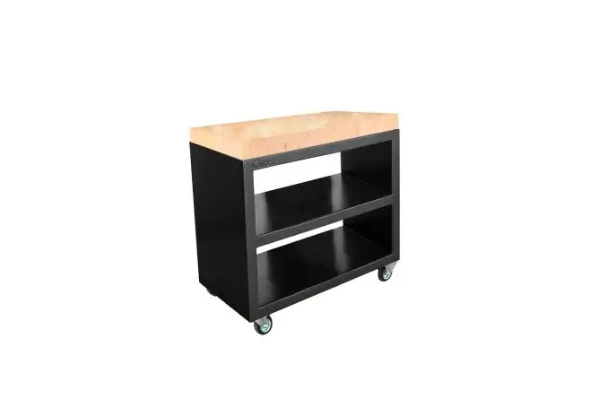 Table roulante 100cm avec planche en bois Quoco Tavolo Pro large black, 21012, '39021012, TAVOLO PRO, BLACK, TAVOLO PRO BLACK, 8719992234158