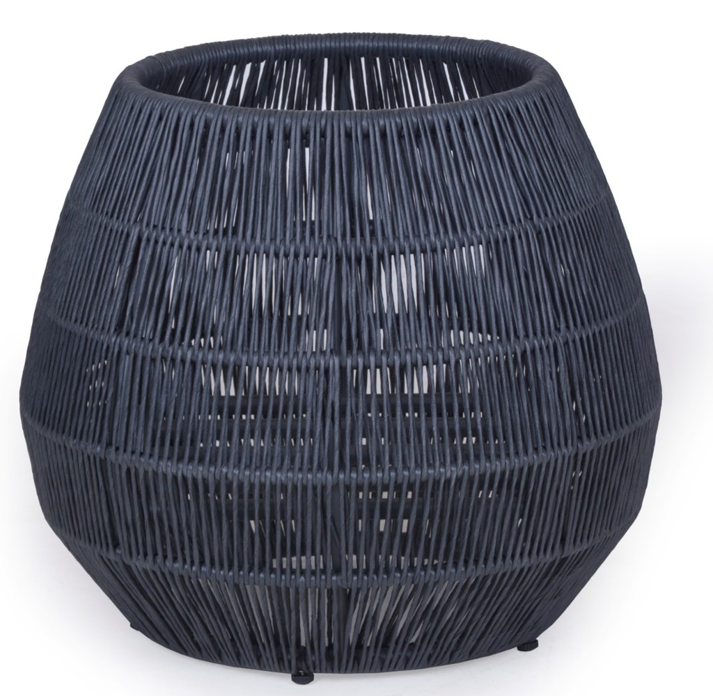 [4SO-91319] Planter low LORENZO anthracite - TASTE by 4 Seasons, LORENZO, 91319