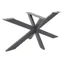 Pieds de table PRADO ovale aluminium anthracite - TASTE, 91320, PRADO