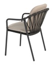 Chaise de jardin MANITOBA anthracite - TASTE by 4 seasons outdoor, MANITOBA