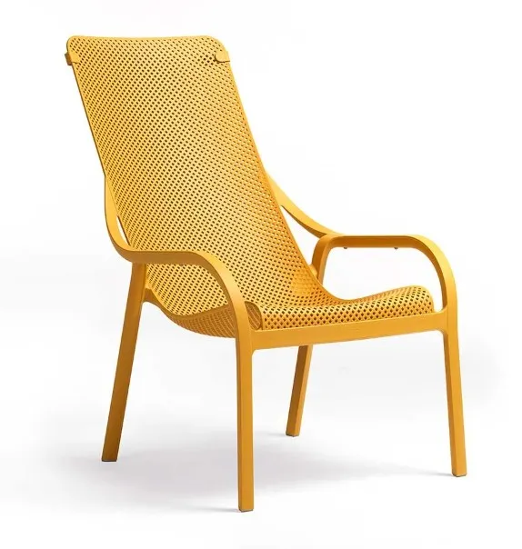 [NARDI-4032956000] Chaise longue Nardi Net Lounge – transat design extérieur empilable Belgique - couleur: senape